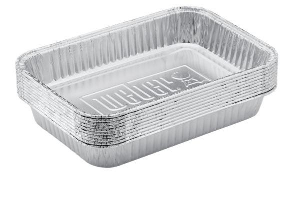 Aluminiowe tacki ociekowe małe - 10 sztuk (6415)