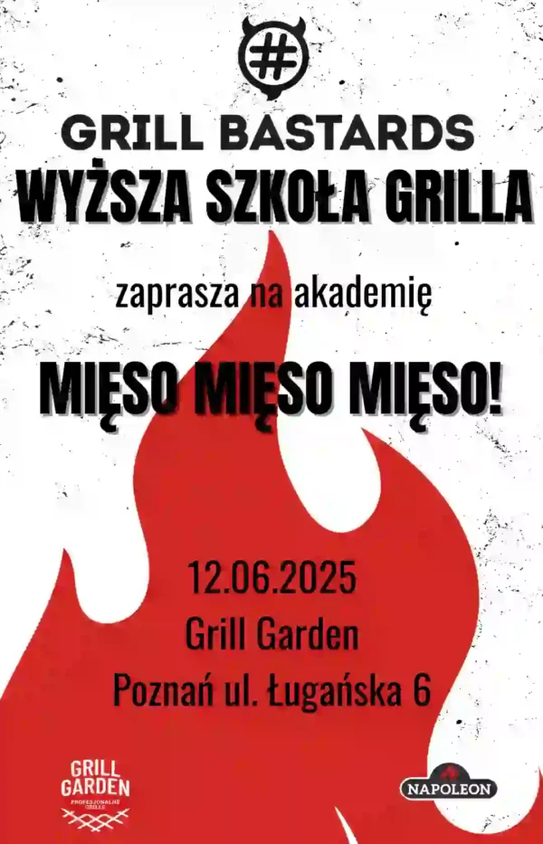 Kurs grillowania  - Napoleon - bilet wstępu edycja Czerwiec 12.06.2025