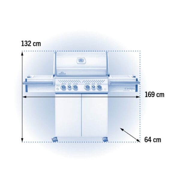Grill Gazowy Napoleon Prestige PRO 500 RSIB (PRO500RSIBPSS)