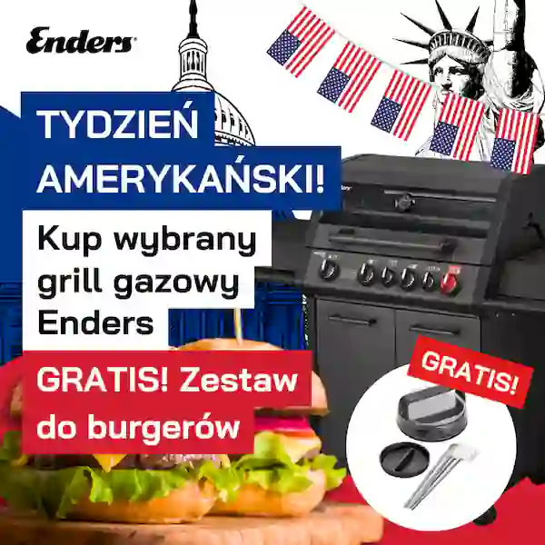 Grill gazowy Enders Monroe Black PRO 3K Turbo (83713)