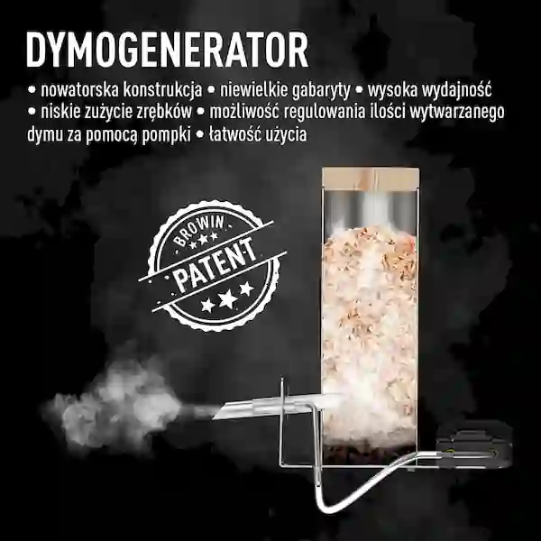 Wędzarnia elektryczna dragON PLYWOOD NATURE 100E Browin (330360)