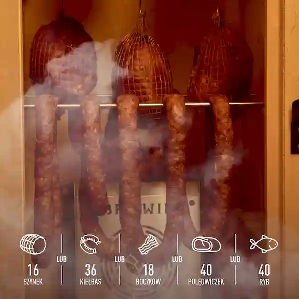 Wędzarnia elektryczna dragON PLYWOOD NATURE 100E Browin (330360)