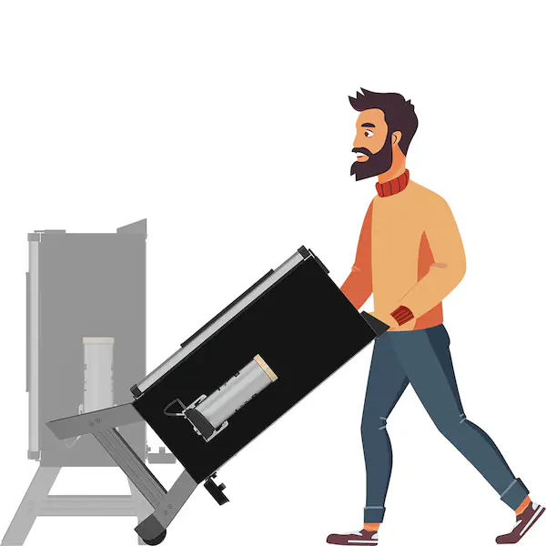 Wędzarnia elektryczna dragON z mobilną podstawą - Browin