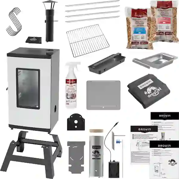 Wędzarnia elektryczna dragON z mobilną podstawą - Browin