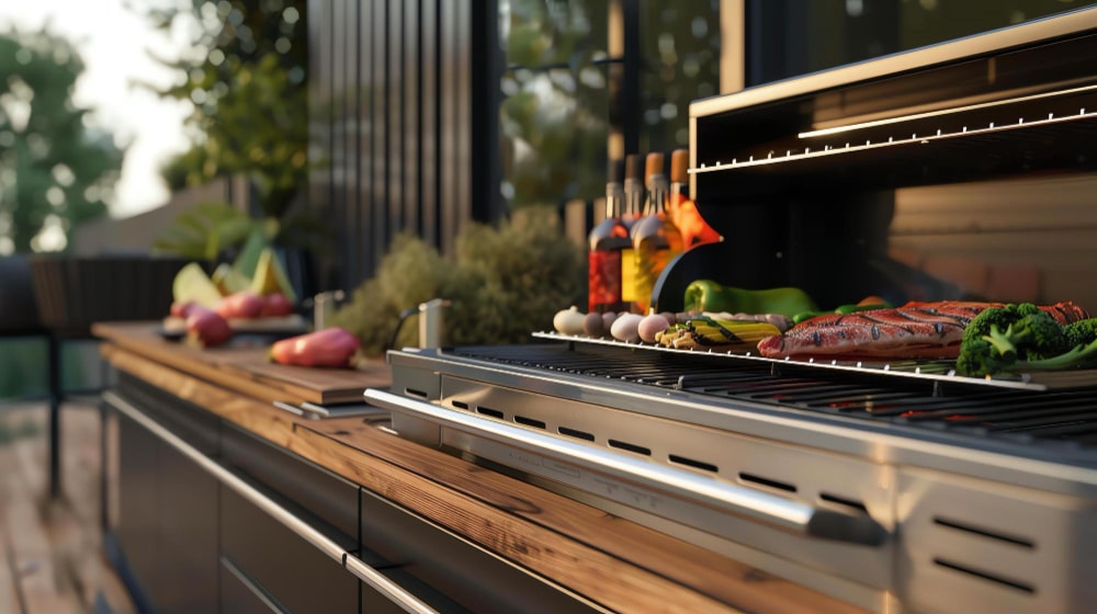 kuchnia ogrodowa grill