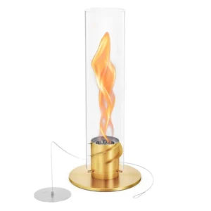 Latarnia wolnostojąca Spin 90 na bioetanol Hoefats - podstawa złota